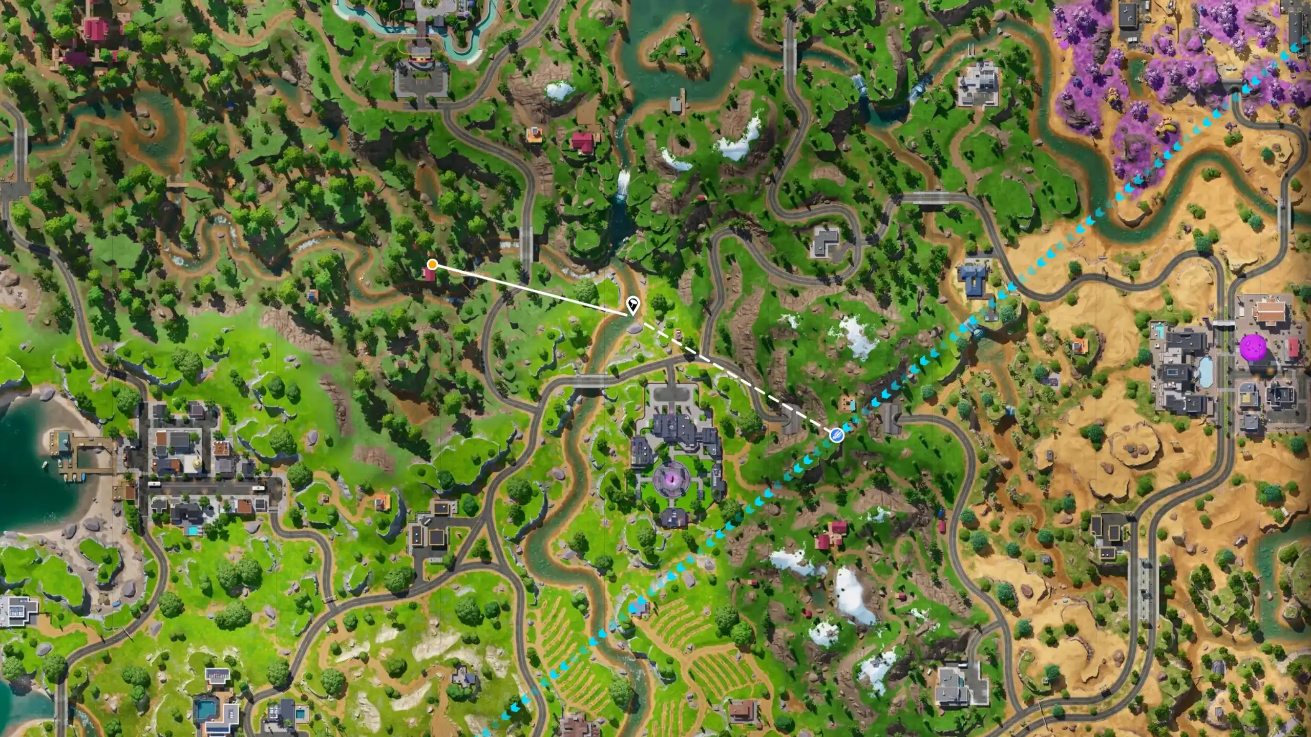 Black marker example on Dropmap